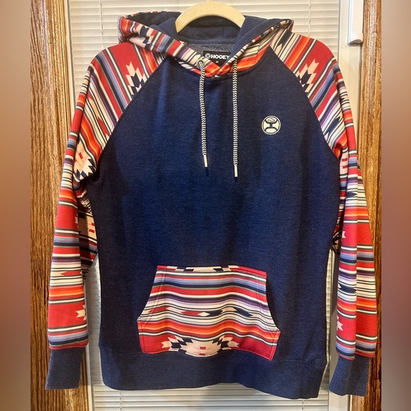 Hooey Tops - Hooey Aztec Women’s Hoodie Sweatshirt Sz Med